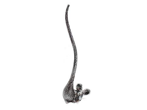 Toallero de hierro fundido con figura de ratón marinero, barra náutica Hampton Anim de 30,5 cm