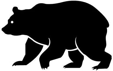 Amazon Co Jp Hxzh ファッショナブルなクールなクリエイティブステッカー 14 8 9 4cmクールなクマシルエット装飾車ステッカービニール高品質 車のステッカー Color Name Black ベビー マタニティ