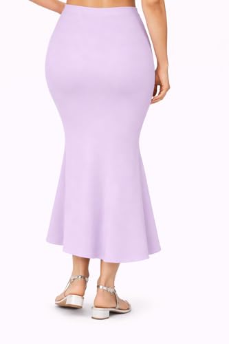 Image of Women's Seamless Cotton-Blend Saree Shapewear Petticoat - High-Waist Underskirt (S-XXL) - Fish-Cut, Breathable & Stretchable for Daily, Party