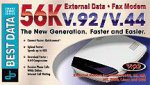 56K V.92 EXT Data/FaxModem