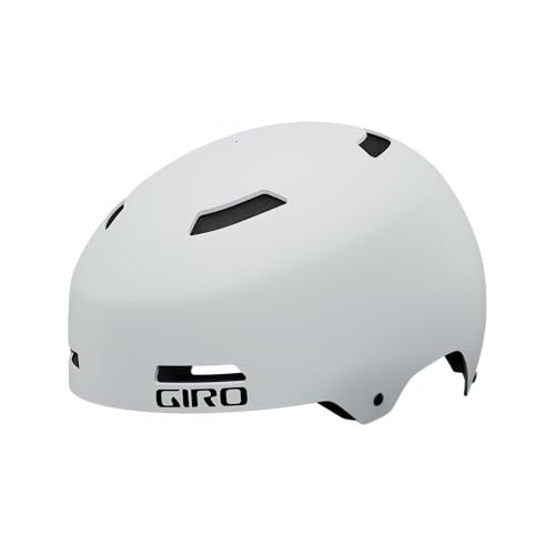 Casque tout-terrain Giro Quarter FS blanc protège contre l'usure au skate park