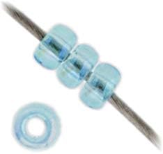 Miyuki Seed Bead 6/0 APX.22g - Dark Aqua Transparent AB Japanese Glass Seed Beads