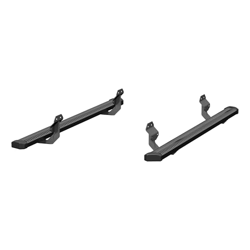 Estribos ARIES SlimGrip 5" x 78" aluminio negro miniatura 1