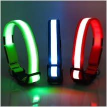 Pups Comfort Dog Neck Collar Belt | Reflective Polyester Solid Led Collar for Puppy & Kitten | Adjustable and Comfortable Dog Collar Belt (Medium) (B0CL4M6FQZ) Amazon Price History, Amazon Price Tracker