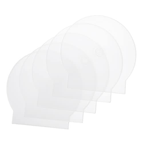 DIYEAH 15Pcs Transparent CD Storage Cases Clam Shell Dvd Holder Portable Disc Organizer for Dvds Durable and Easy to Use for Home Office and Travel
