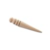 Murezima Nieuwe Lederen Craft Edge Slicker Round Multi-size Wood Burnher for Lederen Werken Diy Kledingstuk Naaien…