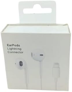 Wired Earphones with Lightning Connector, for iPhone, White
