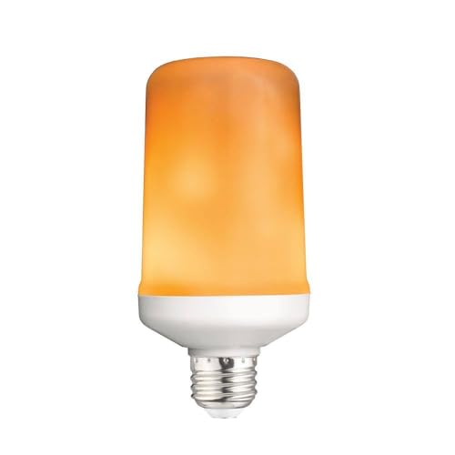 Lâmpada LED Efeito Fogo Chama 3W E27 Bivolt Âmbar 1400K - Branca | Ideal para Arandelas, Postes, Dec