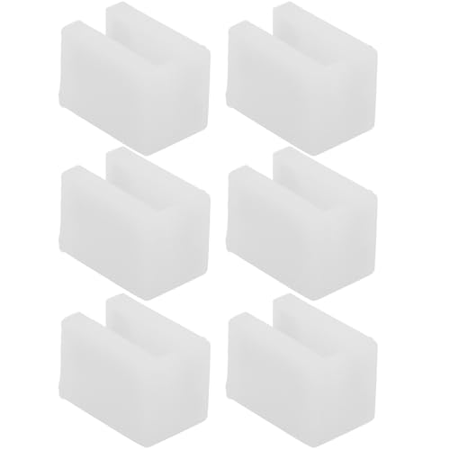 MOBUTOFU 6 Protectores de Esquinas Antiaceite de Silicona Prevenir Lesiones Paquete de 6 Unidades para Muebles y Electrodomésticos en Mesas y Sofás
