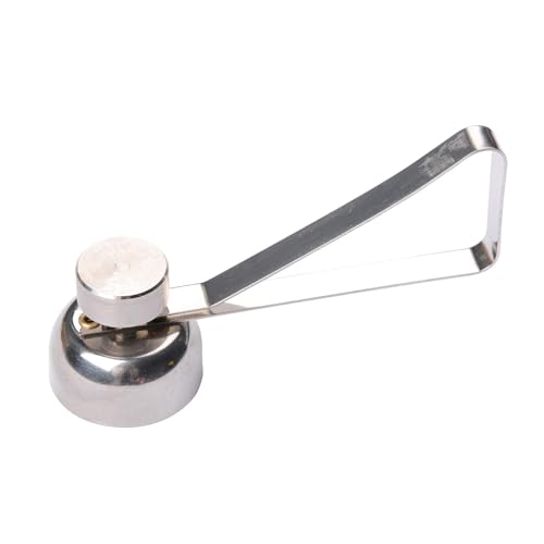 Topper de Huevo,Huevera Acero Abridor Separador de Cáscara Cortador para Huevos Abridor de Huevos de Acero Inoxidable Abridor Cáscara Huevo para Huevos pasados ​​por Agua Peso Ligero