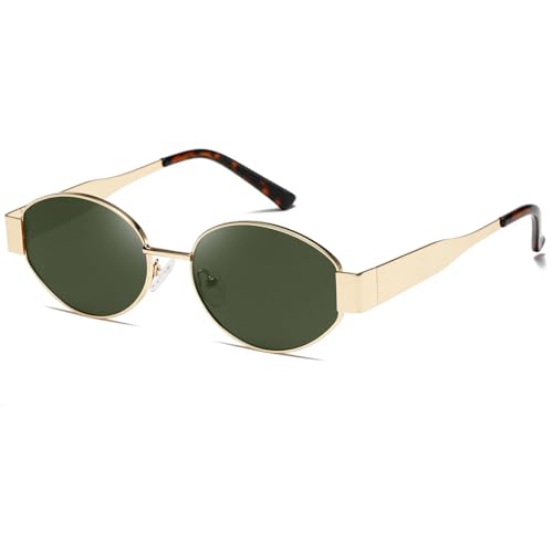 Image of sunglasses for women stylish Trandy Shape And Metal Frame LA8802