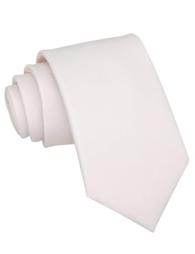 Image of Kebocis Mens Solid Color Cotton Necktie for Men