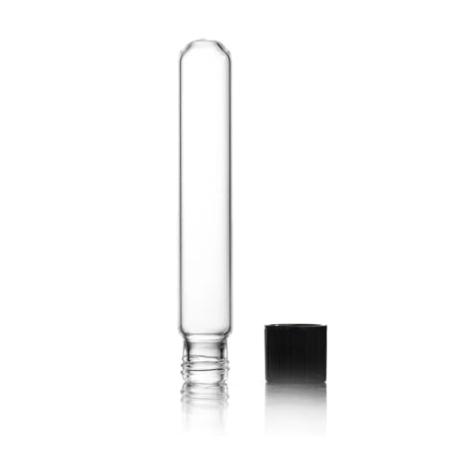 Tube de laboratoire résistant aux hautes températures en verre borosilicaté 34ml