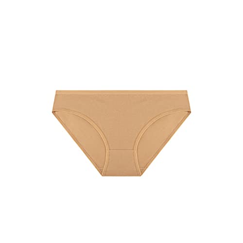 Ropa interior para mujer sin costuras de algodón, tanga de tamaño mediano, microfibra, cómoda, sin costuras, invisible, color liso
