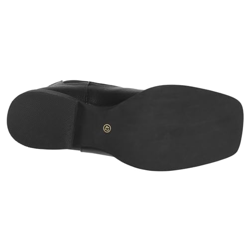 J's.o.l.e Men's Western Cowboy Boots Square Toe Chelsea Boot Dress Shoes Ankle Casual Boots for Men4