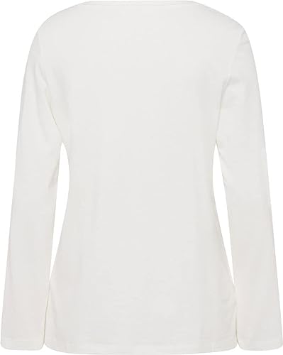 T-shirt Femme BRAX Style Collette en jersey de coton aspect peau de pêche