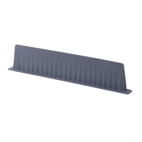 Protector de salpicaduras de silicona flexible, mantiene los suelos secos y limpios durante el lavado de platos, fácil de enjuagar y almacenar (aumento de gris oscuro)