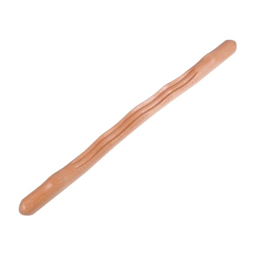FOMIYES 1pc Massage Stick Leg Roller Point Stick Massager Wood Massager Beauty Salon Massager Mulitool Wood Massage Tools Wood Stick Muscle Roller Stick Foot Rolling Stick Beech