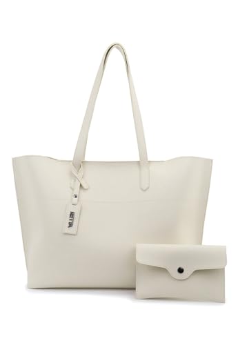 Bolsa Feminina Sacola Grande Cabe Notebook Para Escola e Faculdade (MARFIM)