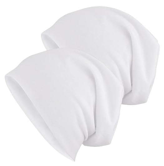 Cotton Beanie Hat Slouchy Jersey Soft Hats Skull Caps Lightweight Sleep Cap Running Beanies for Men and Women