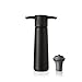 Price comparison product image Vacu Vin Wine Saver Original Black with 1 Vacuum Bottle Stoppers  Black Wine Preserver Pump for red and White Wine  Manual Air Remover System  Airtight Seal  Keep Wine Fresh Longer