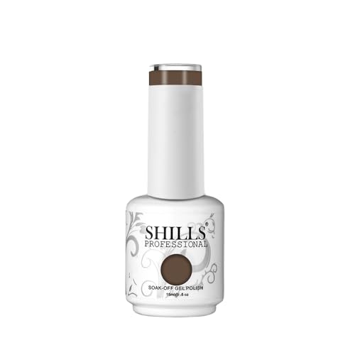 Image of SHILLS PROFESSIONAL UV /LED Soak Off Gel Polish (Gel Nail Polish) Nail Art Nail Polish Color Shade 152, Glossy Finish, 15ml
