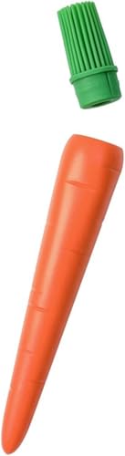 Zhhuoc Orange Karottenform Silikon Backpinsel Kuchen Creme Pinsel Küche Kochen Pinsel Hitzebeständig Grill Öl Pinsel für Fleisch Kuchen Grillwerkzeug Sets Grill- und Grillutensilien Gebäckpinsel