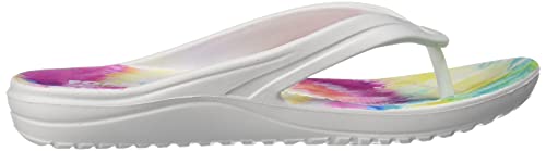 Skechers Foamies Bay Breezespontaneous Flipflop Womens Sandal Bm Us Whitemulti Tie Dye #TOP3