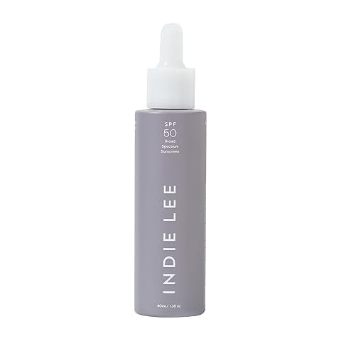 Indie Lee Hints SPF 50 Primer - Tinted Face Primer with Niacinamide, Non-Nano Zinc Oxide & Allantoin - Soothes Redness, Evens Tone, Primes Skin for Makeup - Paraben-Free Skin Care Products (40ml) Cover