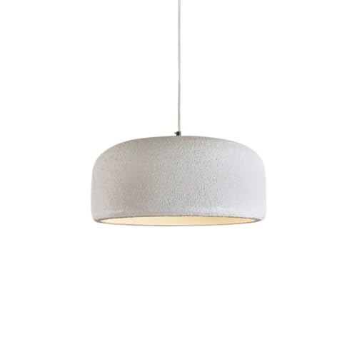 Lumière style Wabi-Sabi suspension en micro-ciment anti-éblouissement pour le bureau