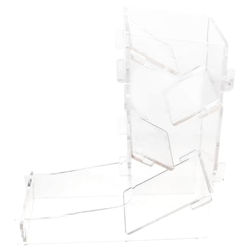 Hohopeti Torre per Dadi da Gioco da Tavolo in Acrilico Antigraffio Leggera e Compatta Accessorio Decorativo per Giochi di Ruolo e Intrattenimento Indoor