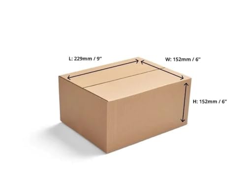 JMIATRY 30 Pack Shipping Boxes, 6x4x3 Inches Small Cardboard Gift Boxes, Corrugated Cardboard Postal Boxes For Packing, Brown - View #13