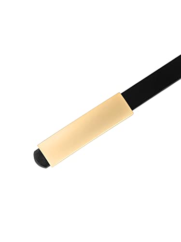 Women Skinny Faux Leather Waist Belt, Gold Buckle Adjustable Slim Cinch Waistband for Dress2