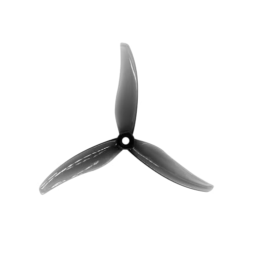 Hélice PC renforcée 5536 grise rotor 3 pales 5.5 pouces propulsion drone