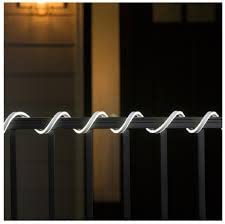 GE StayBright 240-Count 19.6-ft Constant with White Integrated Led Plug-in Christmas Rope Lights with Clear Tubing 82152LO