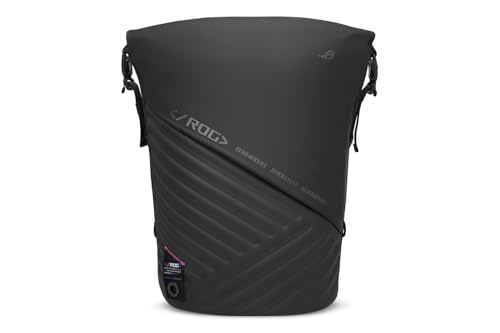 ASUS ROG Slash Backpack 4.0 BP3801 | Laptop Rucksack für Gaming Laptops bis zu 18 Zoll | 29L Volumen | wasserabweisend und robust | recycelte Materialien | Black