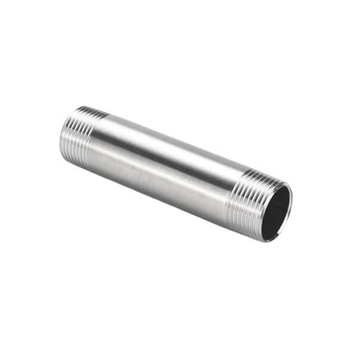 Tuyau extension G1/2 en inox 304 de 300mm avec double filetage mâle