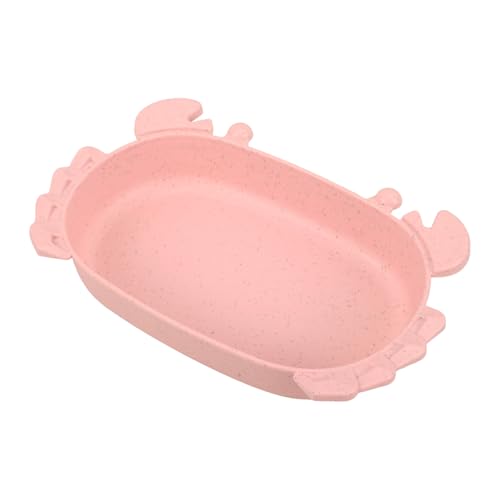 VANZACK Bath Tub Bird Budgie Indoor Inside Parakeets Cage with Bathing Parakeet Bath Bowl Parakeet Bath Basin Parakeet Bath Container Pink Plastic