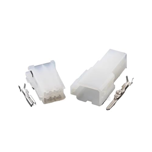 Connecteur automobile 6.3 mm 4 broches mâle et femelle pour faisceau électrique, lot de 20 kits