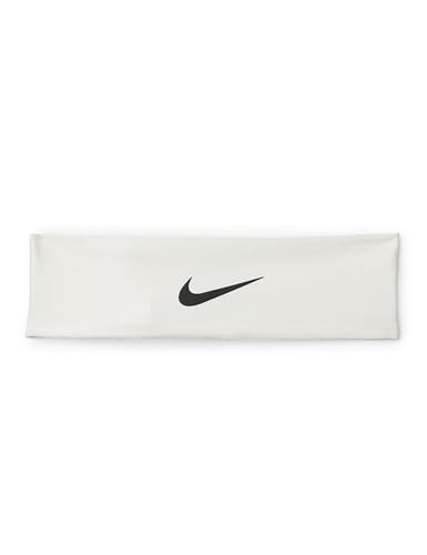 Bandeau Nike Dri-Fit Fury Classic blanc et noir en taille unique pour homme