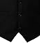 JEMITOP Men's Classic Slim Fit Dress Vest Formal Wedding Prom Business Tuxedo Suit Vest Waistcoat with Pocket Black L