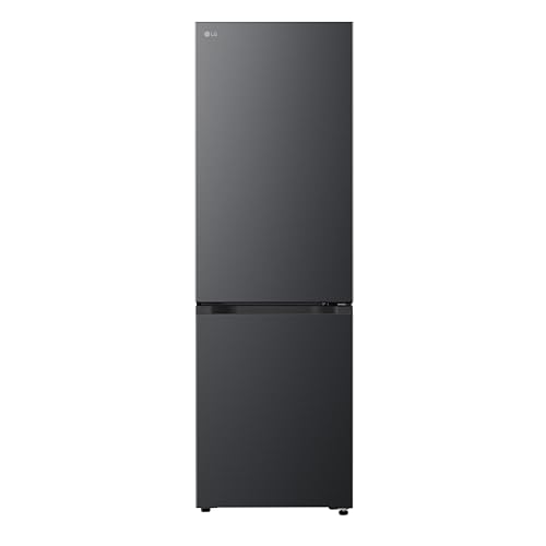 LG GBBSJ10DEP Frigorifero Combinato Fit & Max Larghezza 60 cm, Classe D, Raffreddamento Intelligente con AI Fresh, Total No Frost, Door e Linear Cooling, 333 L, Smart Inverter, Wi-Fi, Matte Black