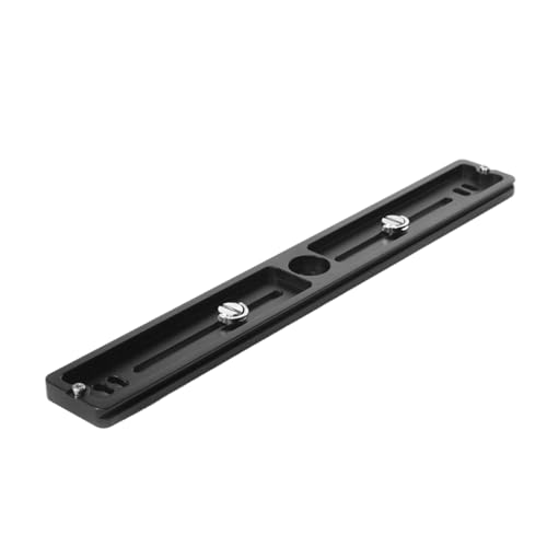 JAMNGHB Placa de abrazadera de liberación rápida de aluminio, adaptador de montaje monopié, placa larga para cámara réflex digital para videógrafos de cámara
