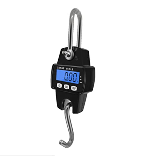 Digital Hanging Scale 660lb Handheld 300Kg Mini Crane Scale for Farms Hunting Bow Draw Weight Fishing Outdoor Activities Hanging Scale with Accurate Sensors