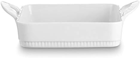 Pillivuyt Toulouse Rectangular Baker 11.25 x 9.5-inches White Por...