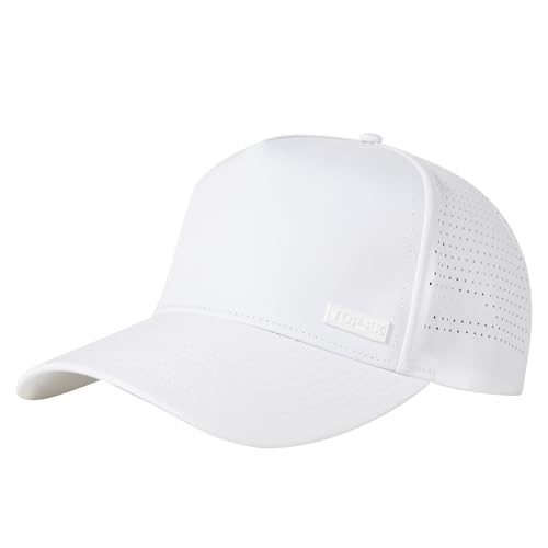 Image of TOP-EX Performance Baseball Hat for Men Water Resistant Golf Cap Running Cooling Snapback Laser Perforated