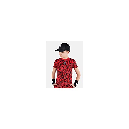  HYDROGEN Maglietta da ragazzo Spray Tech Tee Rosso/Nero PE 2023