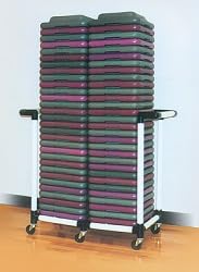 Fitness Health Club Step Riser – Sports Equipment Organizer | Heavy-Duty Construction | Easy Assembly | 46
