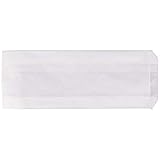 Carnival King 3 1/2' x 1 1/2' x 9' Plain Paper Hot Dog Bag - 1000 / Case