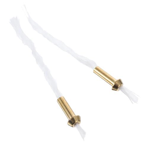 SEWOART Kerosene Lantern Wick Replacement 2 Pcs Copper Tube Wick for Oil Lamp Iron Pipe Support